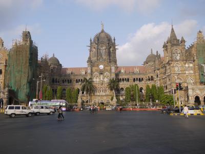 Victoria Terminus train station in Mumbai