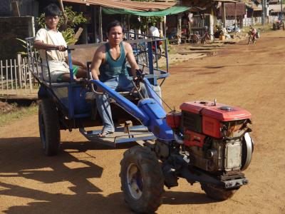 Typical transport in Laos