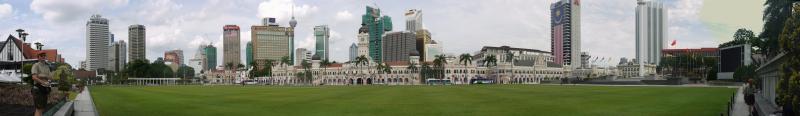 Panorama of the Colonial district of Kuala Lumpur