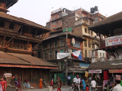 Edge of Durbar Square in Kathmandu