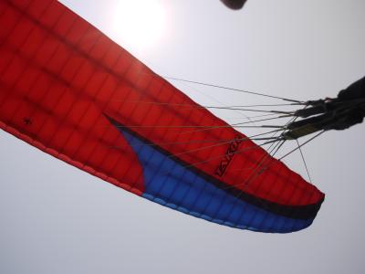Paragliding from the top of Sarangkot mountain