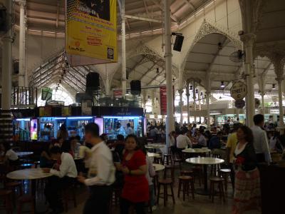 Victorian food hall in Singapore