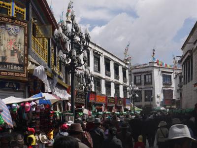 Old Tibetan Bokhara district in Lhasa