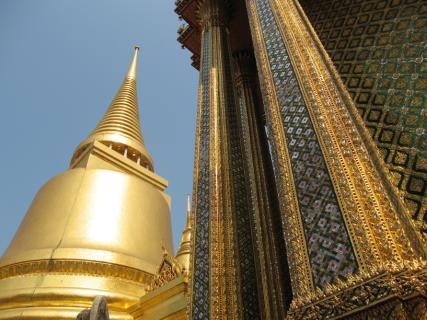 In the Bangkok palace complex