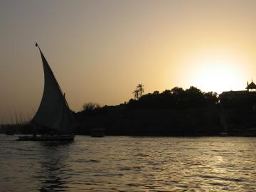 Elephantine Island seen from the Nile