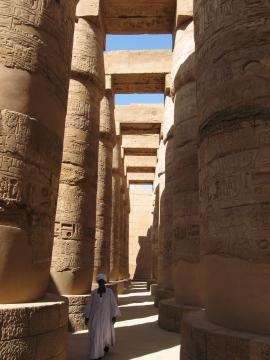 Great hall in the temple of Karnak