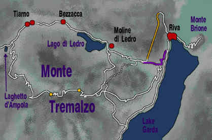 detail map of Lake Garda