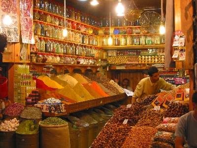 Spice vendor in the souq