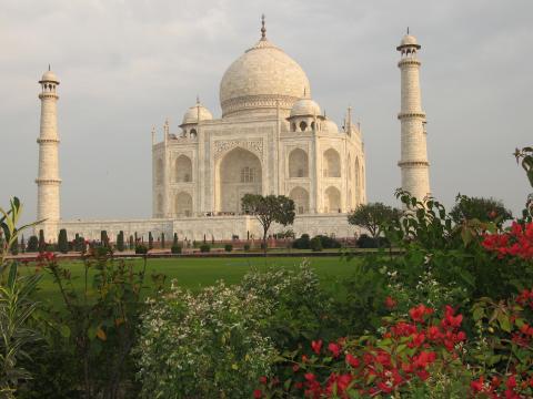 Taj Mahal near Agra, India