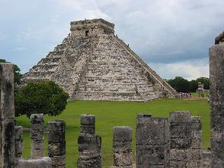 Main pyramid at Chichen Itza, Mexico