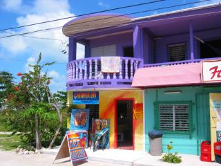 Colorful houses on Caye Caulker, Belize