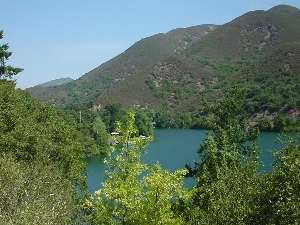 Scotts Valley with lake