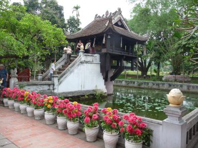 One-pillar pagoda in Hanoi