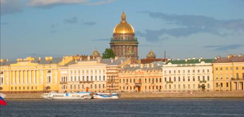 Admiralty and Isaac Cathedral from the Neva